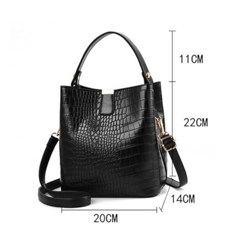 Bolsa Feminina Bau Elegante Sofisticada Moderna Luxuosa (Preto)