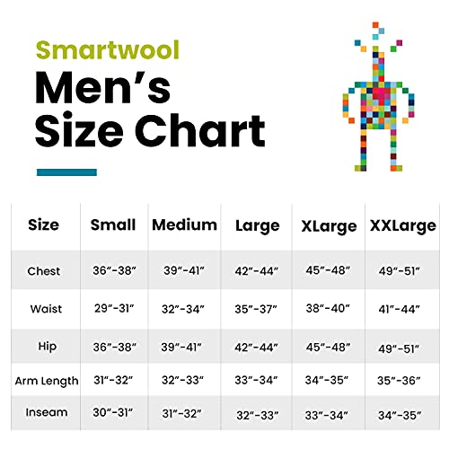 Smartwool, Men's Classic Thermal Merino Base Layer Crew, Black, XXL - Image 2