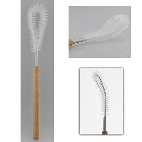 Preisvergleich Produktbild Urinalbürste, Klobürste mit Stiel, Klobesen, Holzstiel Kosmetex Urinal WC-Bürste