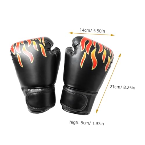 Guantes de boxeo para niños PRETYZOOM de PU resistente y cómodos 3