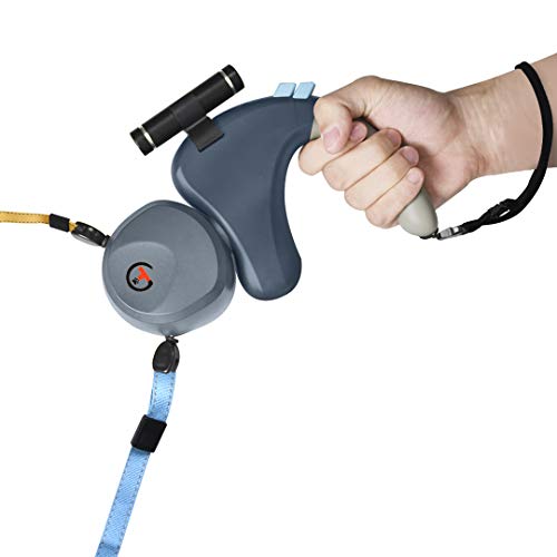 LOVSHARE Double Dog Retractable Leash, Dual 10 ft Tangle Free Dog Walking Leashes