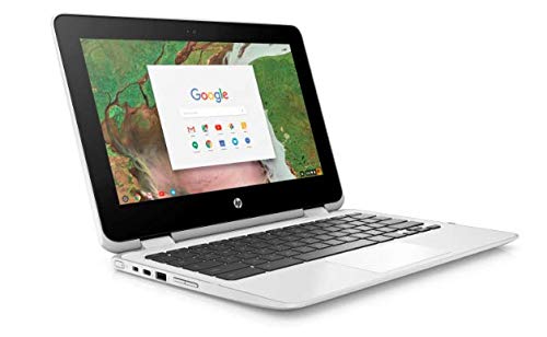 Image of HP 2-in-1 Business Chromebook 11.6in HD IPS Touchscreen, Intel Celeron N3350 Processor, 4GB Ram 32GB SSD, Intel HD Graphics, WiFi, Webcam, Google Chrome OS-White (Renewed)