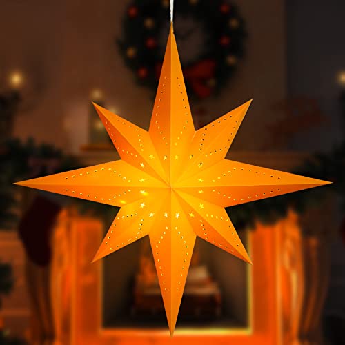 Lanterne de Noël en papier suspendue lumineuse pour anniversaire