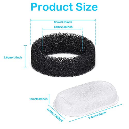 DOBIGER 12 + 12 filtri per fontana per gatti