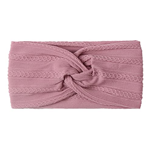 Mashaouyo Haarband für Kleinkinder, Babys, Jungen, Mädchen, solide Schleife, Haarband, Kopfbedeckung, Stirnband, elastisch, Haarschmuck, 3 Stück, Babyartikel für Mädchen (B-1, Einheitsgröße)