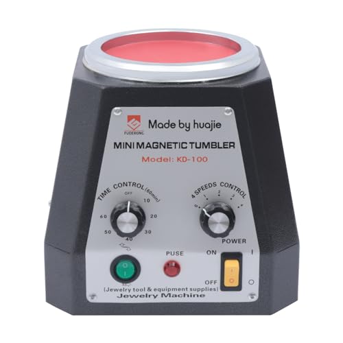 Falushan Mini Magnetic Tumbler,110V 60Hz Jewelry Polisher Finishing Machine 2000Rpm Magnetic Polisher 100Mm Jewelry Polisher Tumbler thumb #8