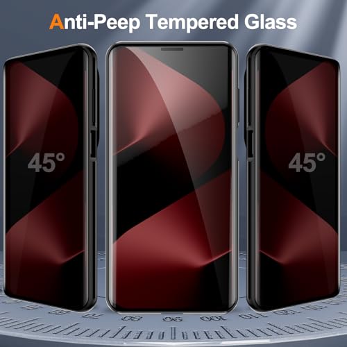 Coque anti peeping Huawei Pura 80 Pro verre trempé intégral 360 - 3