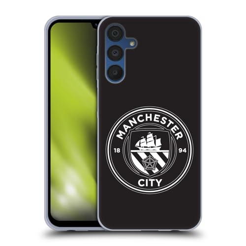 Carcasa Samsung Galaxy A15 Manchester City funda silicona negra 1