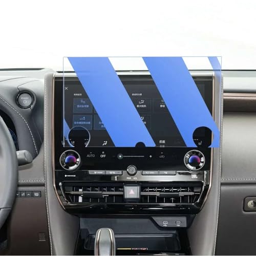 Película protectora Toyota Vellfire 2023-2025 de vidrio templado y 10.5 pulgadas con luz azul