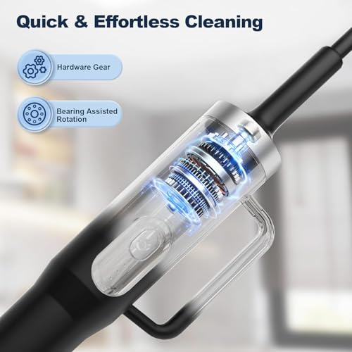 Image of 5 in 1 Electric Bottle Brush Cleaner Compatible Stanley Bottle Brush Straw Cleaner Multifunction Rechargeable IPX6 Waterproof Extra Long Design for Stanley Cup, Sports Bottle and More (Black)