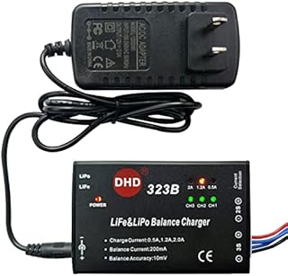 20W 2A 323B RC Battery Balance Charger for 2S 3S 7.4v 11.1v LiPo 6.6V 9.9V Life RC Battery Pack and RC Car Drone Truck Helicopter Airsoft Electric Water batteres