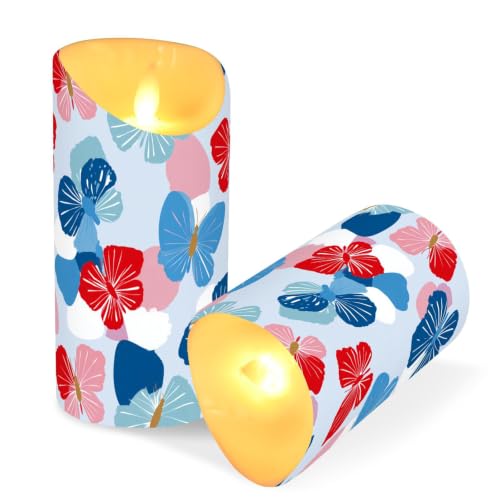Velas de mariposa para mesa de Acción de Gracias y cenas románticas 3