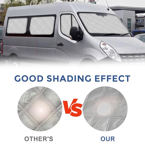 Volet isolant haut de gamme compatible Renault Master SWB protection 9pc