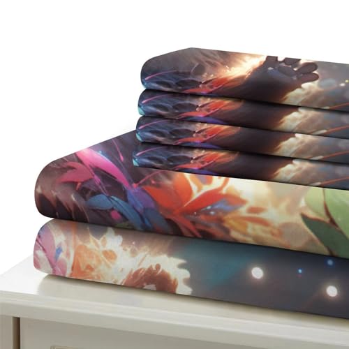 Housse de couette animaux microfibre 200x200cm cadeau idéal - 8