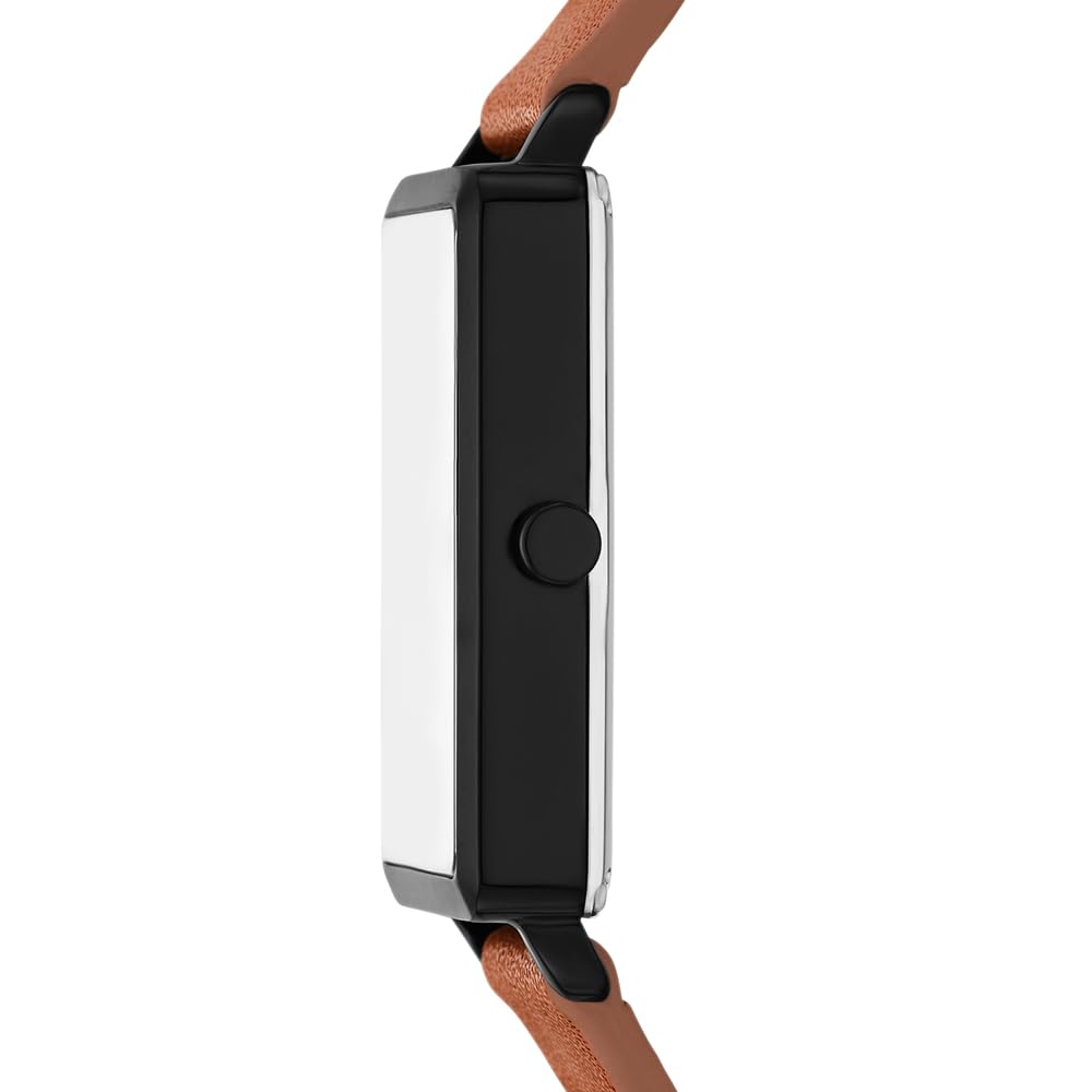 Skagen Orologio Hagen da uomo, movimento al quarzo a tre lancette con cinturino in acciaio inossidabile o in pelle