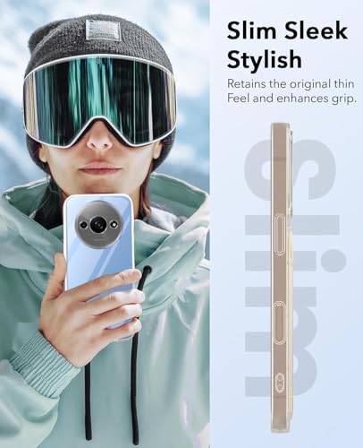 Image of Jkobi Lifetime Anti-Yellow Clear Back Cover Case for Redmi A3 2024 | Redmi A3x (Sleek Hard Crystal | Shockproof and Camera Protection)