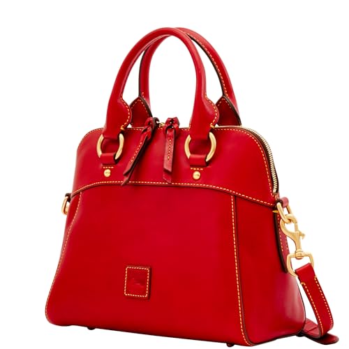 Dooney & Bourke Satchel Handbags for Women, Cameron Florentine Leather Satchel Bag with Optional Crossbody Strap