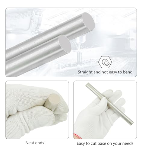 soft iron rod - 04734 diameter x 63939l 2 pcs iron rods ideal core for making electromagnets