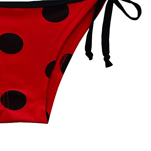 Lito Angels Girls Polka Dots Swimsuit Bathing Suit Poolside Swimwear Tankini Triangle Bikini Two Piece Set4