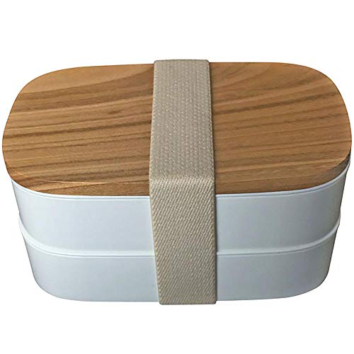 三好製作所 BENTOSTORE 木蓋 2段 お弁当箱 桜 ホワイト 0601-0048