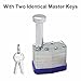 BE-TOOL Heavy Duty Alloy Steel Padlock with 2 Master Keys Anti-Pry Anti-Cut Security Lock