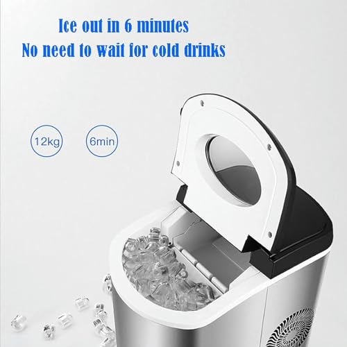 Fabricadora de hielo portátil compacta para casa miniatura 7