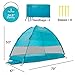 Alvantor Beach Tent Coolhut Plus Beach Umbrella Outdoor Sun Shelter Cabana Automatic Instant Pop-Up UPF 50+ Sun Shade Portable Camping Fishing Hiking Canopy Easy Set Up Light Weight Windproof