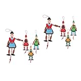 Jouets de poupée de suspendue - paquet comprenant, suspendue en bois