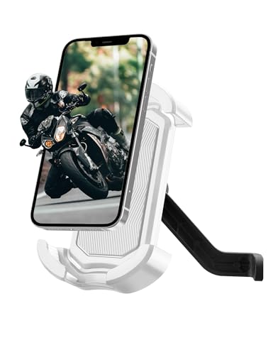Image of ROCKBROS Motorcycle Phone Mount, Motorcycle Phones Holder with Security Lock, Shockproof Phone Holder for Motorcycles, Adjustable Motorcycles Phone Holder Mount, Suitable for 4.7 inch-6.8 inch Phone