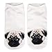 Produktbild cosey  1 Paar Sneaker Socken  Mops Design  Einheits-Größe 33-40 (D3 Trauriger Mops)
