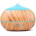 Produktbild 500ml Aroma Diffuser für Duftöle, Ultraschall Luftbefeuchter Aromatherapie Öle Diffusor mit 7 farbigem LED Licht, BPA Free Schlafzimmer, Büro, Spa