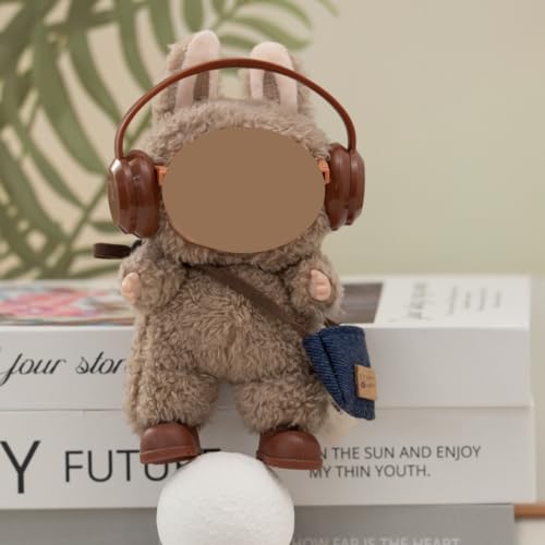 Mini Pearl Necklace and Crossbody Bag for Labubu Plush, Doll Pendant Jewelry Accessory for Plush Toys, Doll Outfit Decoration3