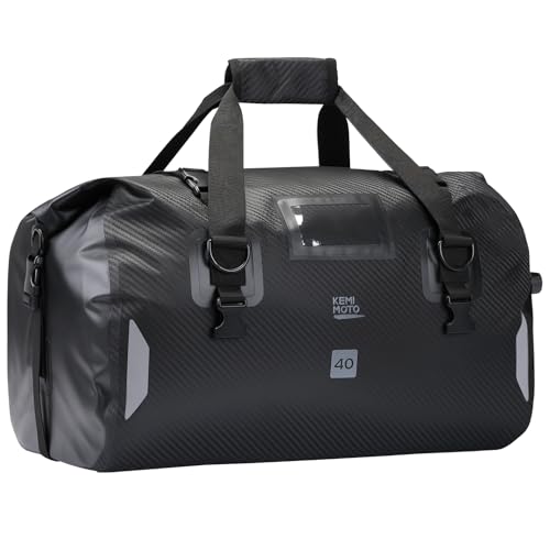 KEMIMOTO バイクシートバッグ 40L ツーリング キャンプ