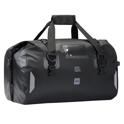 KEMIMOTO Waterproof Motorcycle Tail Bag