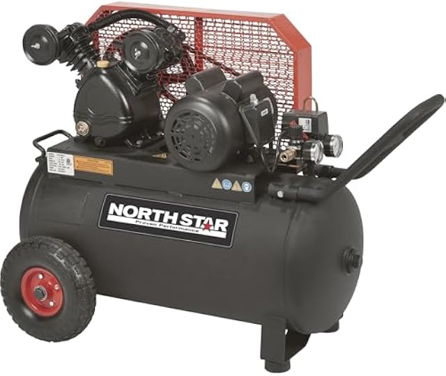 NorthStar Single-Stage Air Compressor, 20-Gallon, 2 HP, 5.0 CFM