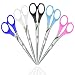 Dog, Cat Coat Grooming Scissors - Pet Shears - for Short, Medium and Long Fur Hair - Large (Blue)