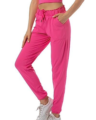 Kcutteyg Womens Joggers with Pockets, Lightweight Quick Dry Athletic Workout Soft Pants for Gym, Yoga, Running3