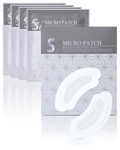 Spa Treatment iMicro Patch, Anti-Aging Hyaluronic Acid Under Eye Patches (8 Sheets), 2 Count (Pack of 4)