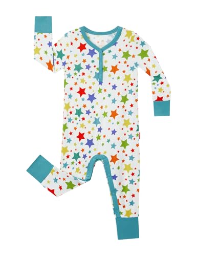 Image of EASWEET Bamboo Viscose Baby Romper for Infant Boys Girls Soft Long Sleeve Baby Pajamas