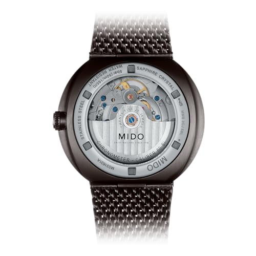 Image of MIDO Commander Icone - Swiss Automatic Chronometer Watch for Men - 42mm Stainless Steel Case - Integrated Bracelet