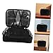 WHAMVOX Portable Multi Layer Document Storage Box with Lock Secure Organizer for Certificates Passports and Important Files Fireproof Zippered Storage