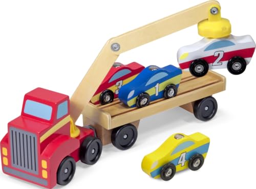 Melissa & Doug Magnetic Car Loader...