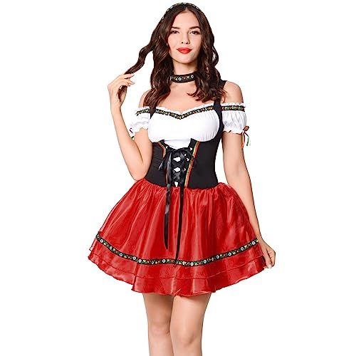 Oktoberfest robe de fête de la bière pour femmes idéale pour danser en brasserie et brewfests