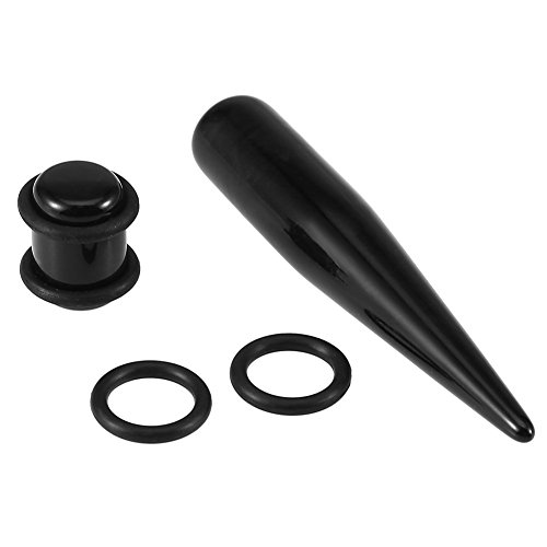 ZJchao 36 peças expansor de orelha, conjunto de alargadores de orelha 14G-00G, conjunto de alargador