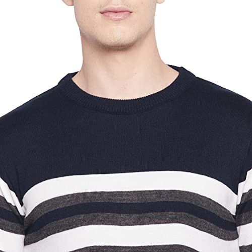 Image of Duke Stardust Men Full Sleeve Round Neck Sweater (SDS8099 Anthra L)