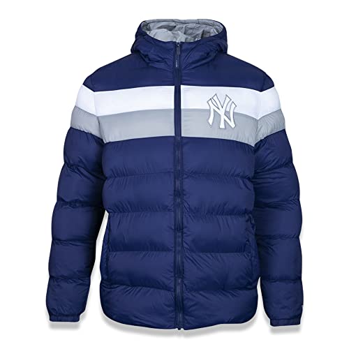 Jaqueta New Era Puffer masculino, Marinho, G