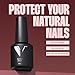 V Beauty Pure Set - Diamond Gel Nail Art Adhesive - Long-Lasting 3D Rhinestone Glue and Gel Base Coat