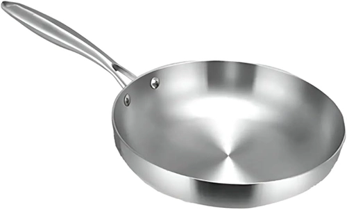 Frigideira Total Inox Corpo Triplo 1,7 Litros No 24 - Gp Inox