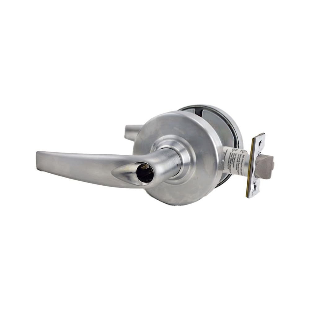 Schlage commercial ND53ATH626 ND Series Grade 1 Cylindrical Lock, Entry Function Turn/Push-Button Locking, Athens Lever Design, Satin Chrome Finish