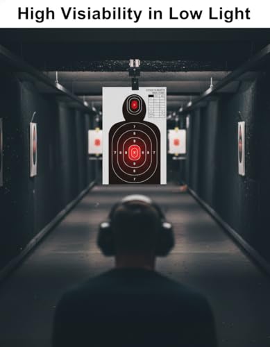 23 x 35Inch Range Target,5 Packs Paper Silhouette Shooting Targets for Indoor and Outdoor Use,Targets for Shooting Range,Suitable for Handguns,Pistols,Rifles,Airguns,Pellet Gun,BB Guns
